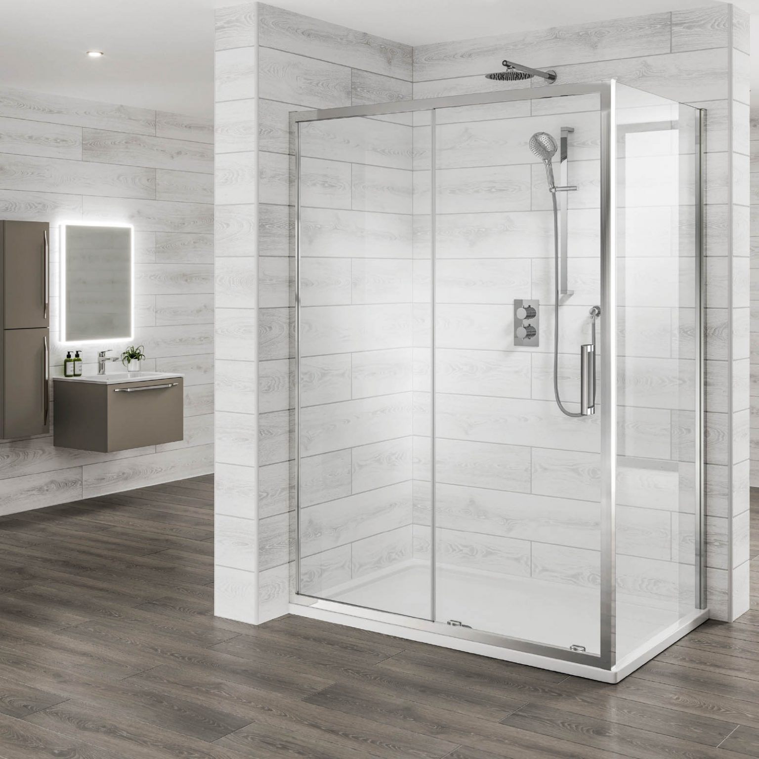 Recessed Sliding Door - Phoenix Bathrooms