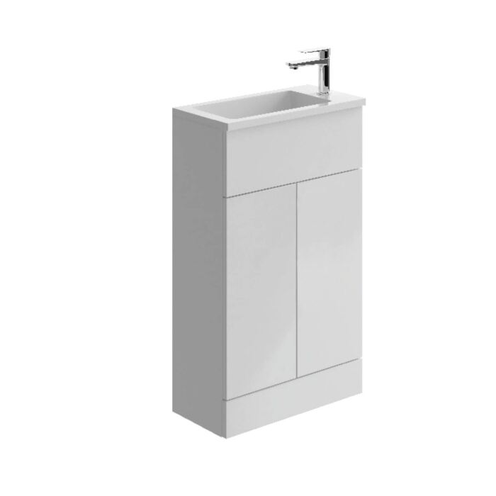 50 Floor Standing 2 Door Unit & Mineral Cast Basin