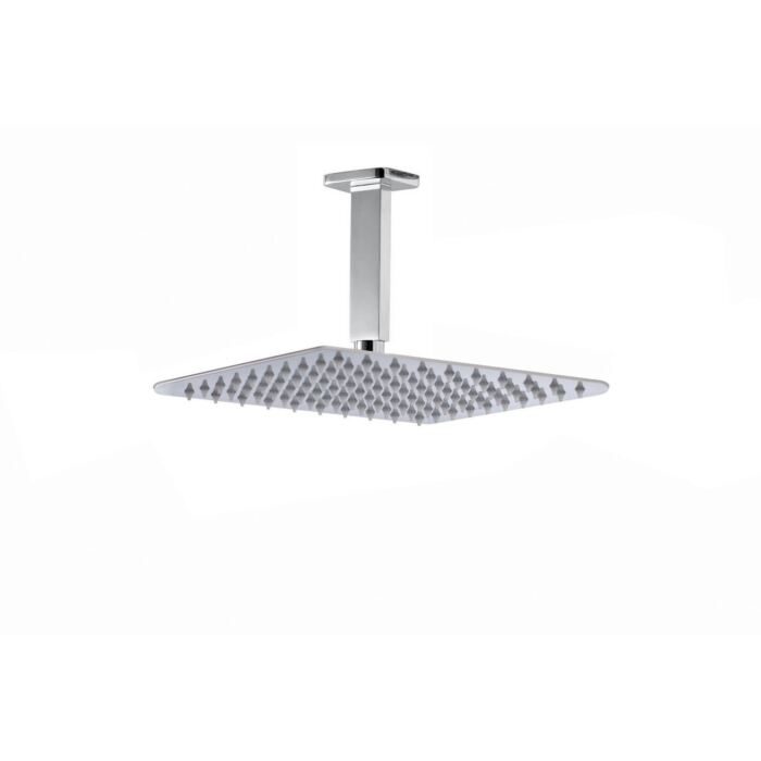 Square Shower Head & Ceiling Arm