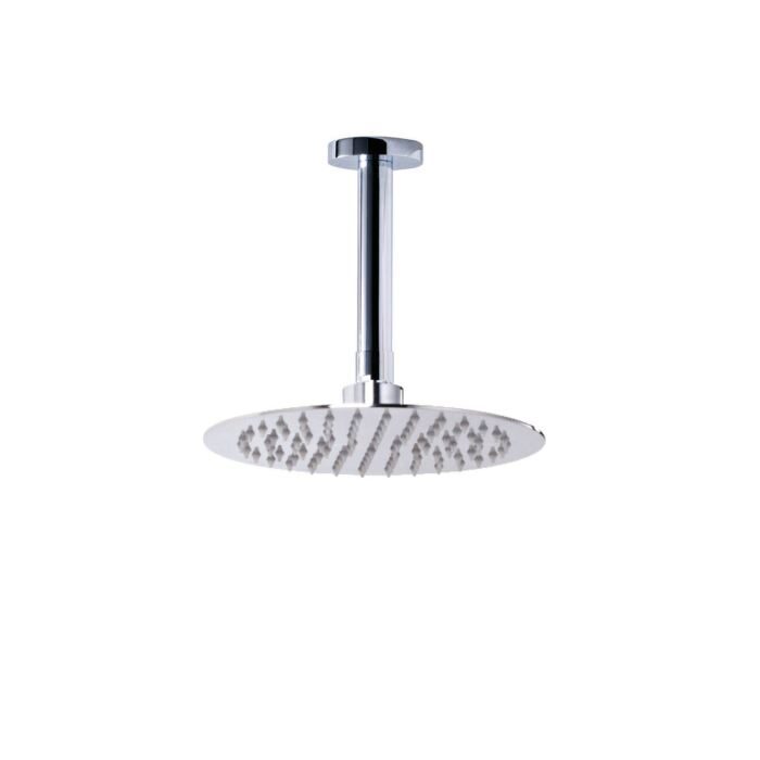 Round Shower Head & Ceiling Arm