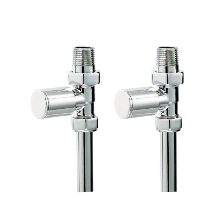 Minimalist Straight Radiator Valves