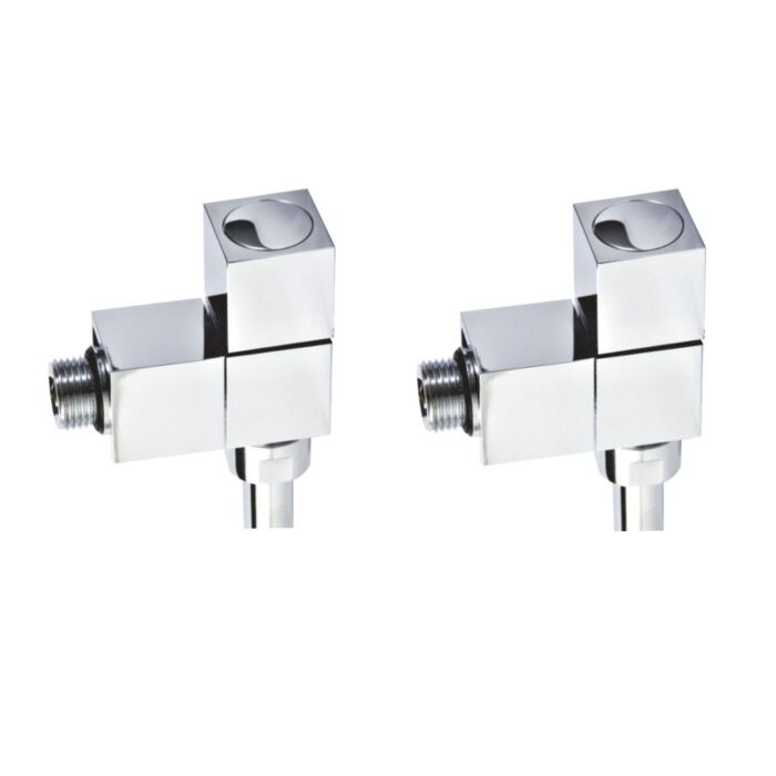 Square Angled Radiator Valves