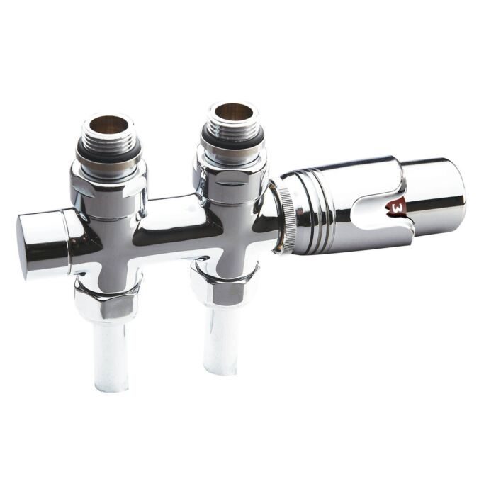 Thermostatic Straight Twin Valve