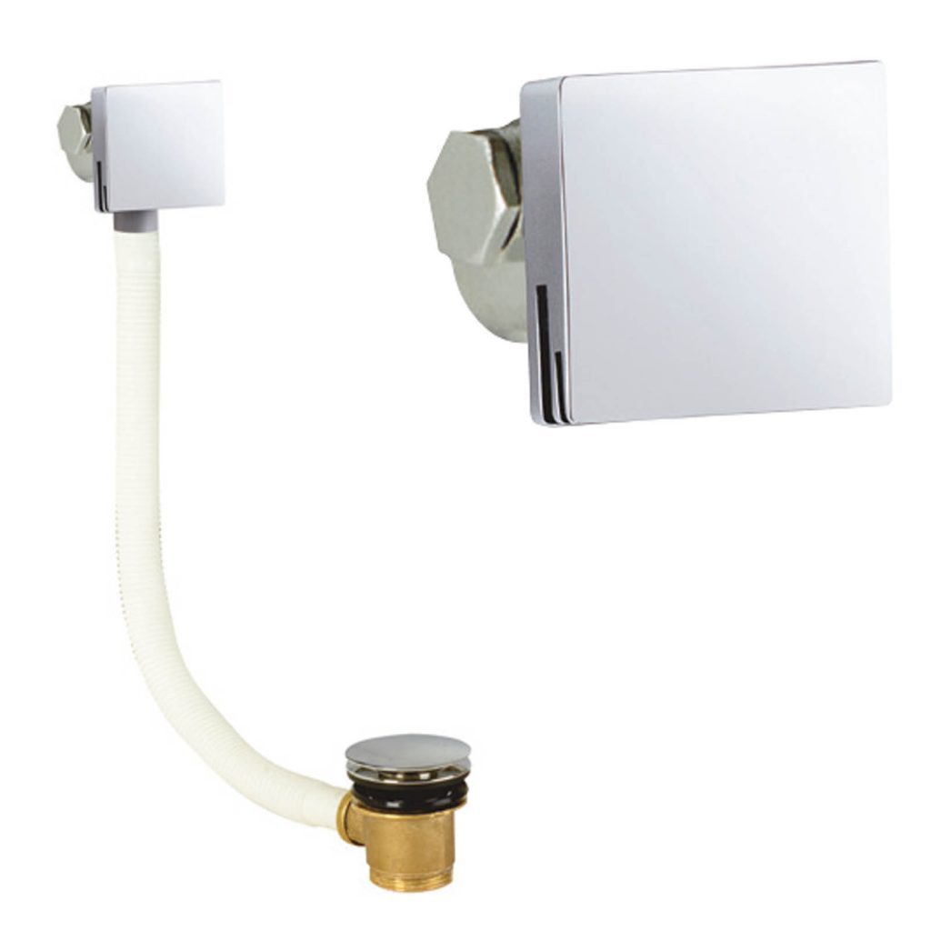 Klik Bath Waste and Square Overflow Filler - Phoenix Bathrooms