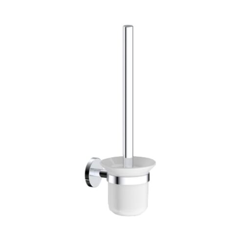 ROUND Toilet Brush & Holder Chrome