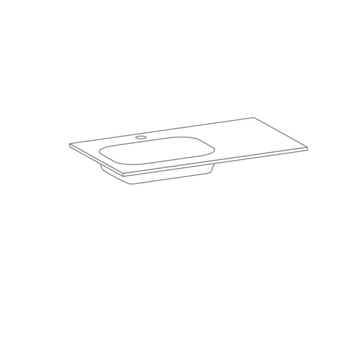 Round Mineral Cast 1 Taphole Offset Basin