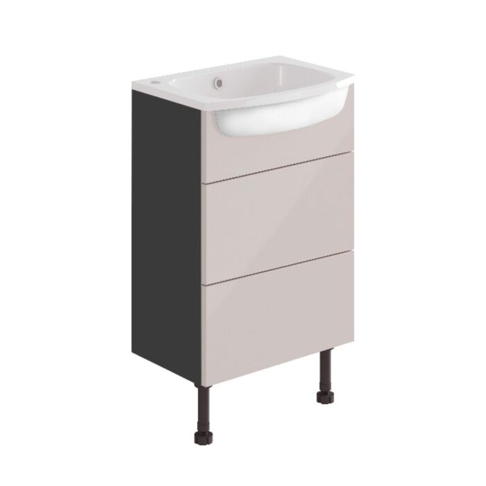 Basin & Twin Drawer Base Unit