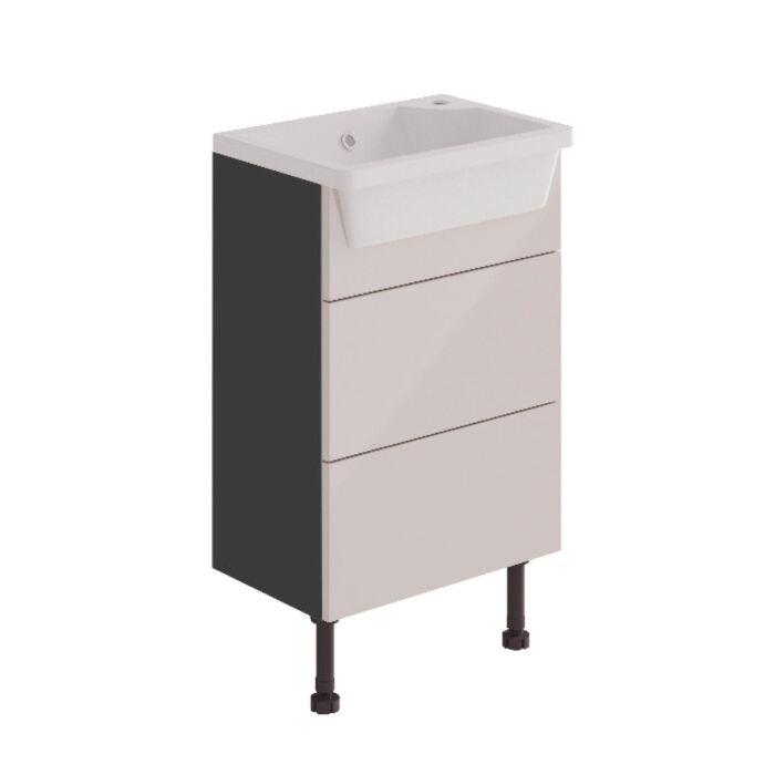 Basin & Twin Drawer Base Unit