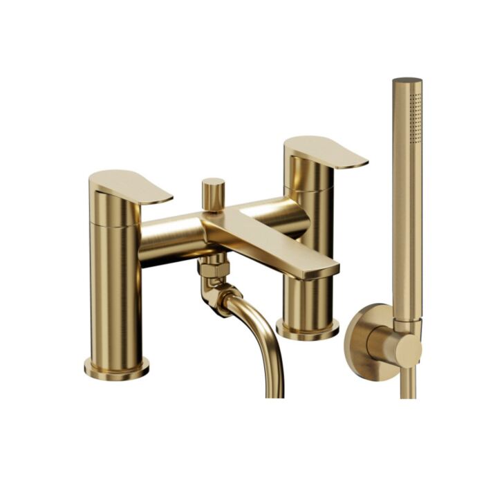 Brushed brass Bath Shower Mixer