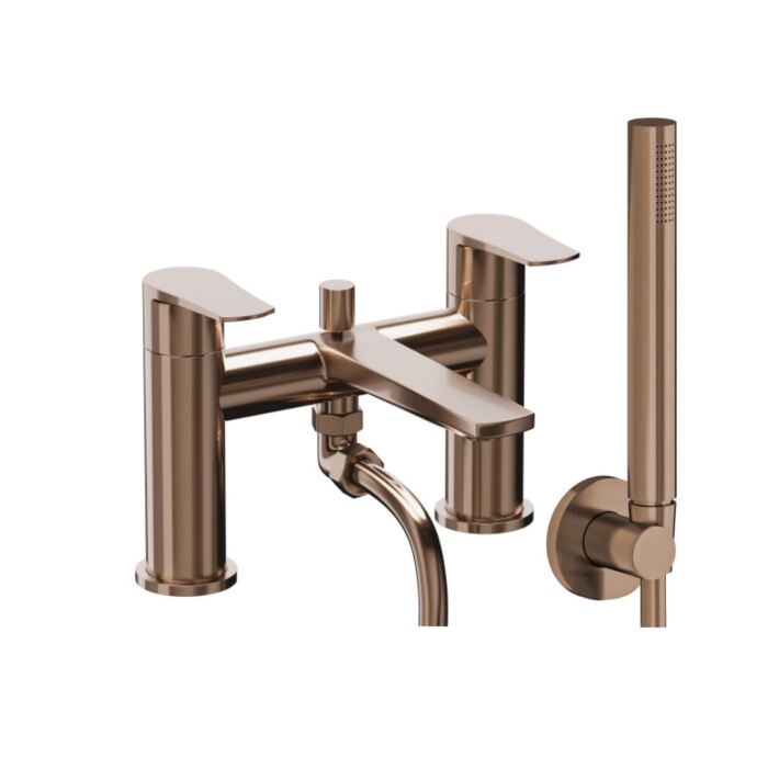 Brushed Bronze Bath Shower Mixer