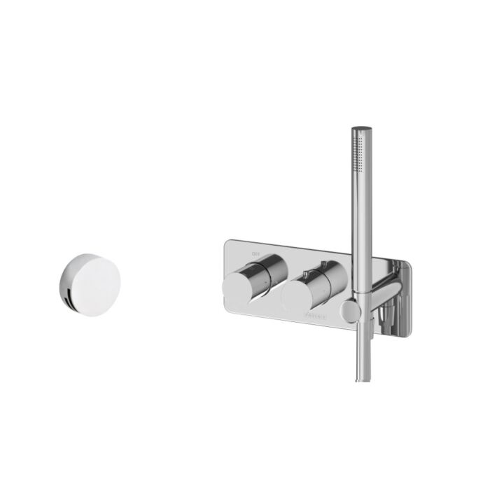 Thermostatic Valve, Handset & Overflow Filler